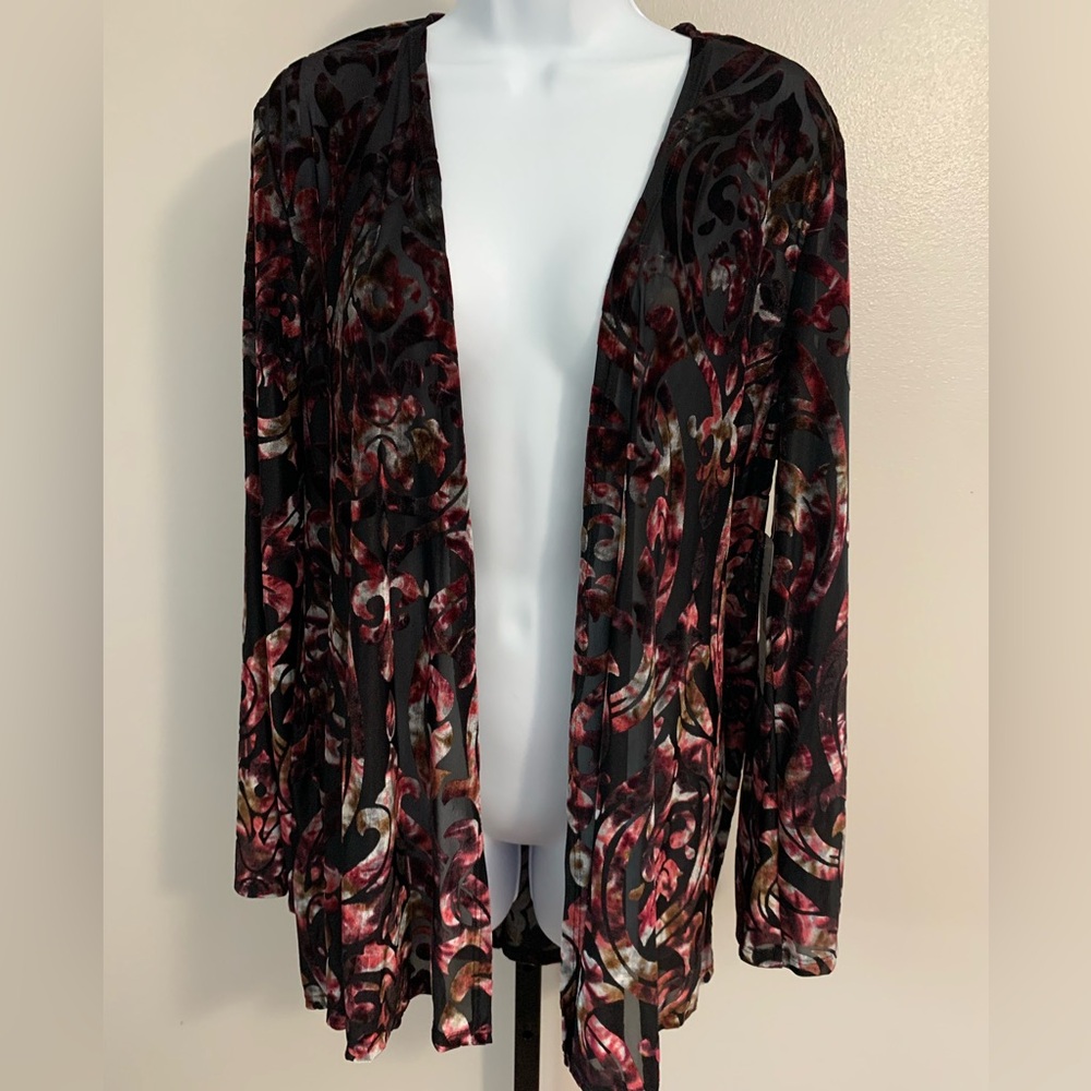 Seven Forty Two Velvet Cardigan